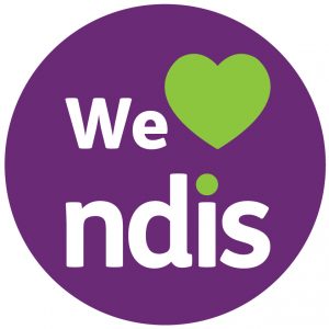 We heart NDIS logo